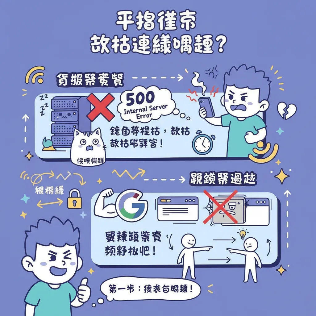 平博體育網站存取問題與伺服器錯誤排解