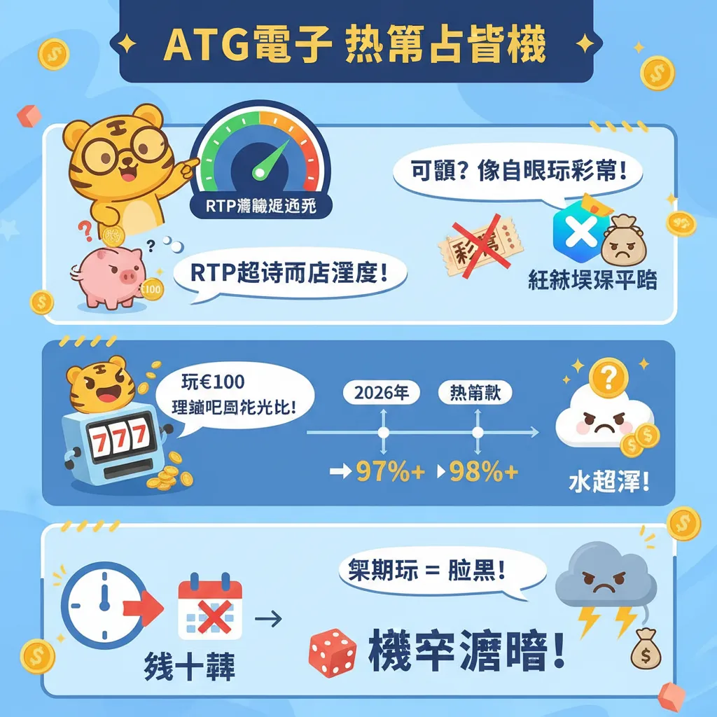 解析ATG電子熱門老虎機的RTP遊戲返回率與勝率提升技巧