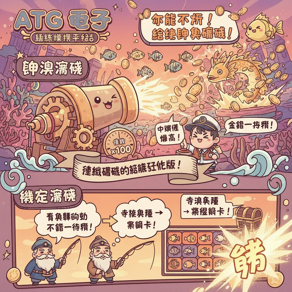 ATG電子線上娛樂平臺的熱門捕魚遊戲與消除連鎖玩法介紹