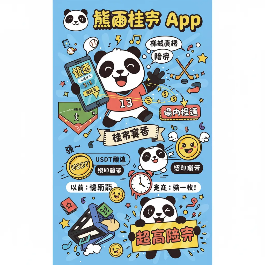 熊貓體育手機應用程式：即時比分與USDT儲值體驗
