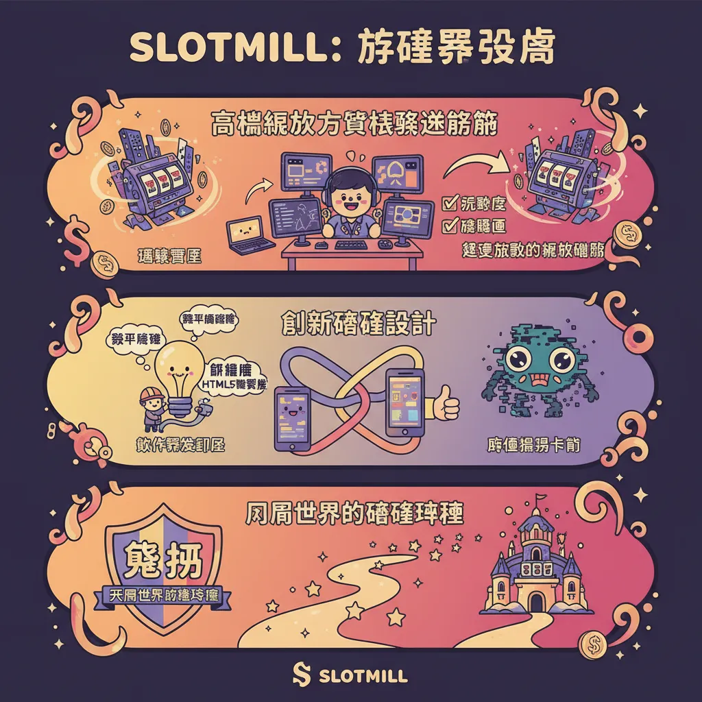 Slotmill 在博弈產業中提供的高端線上老虎機解決方案